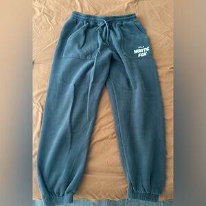 White Fox Sweatpants